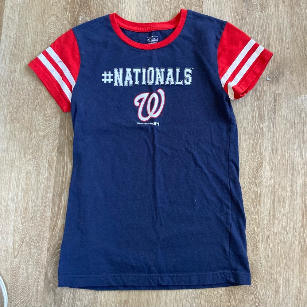 MLB Washington Nationals girls tshirt size XL (14-16)